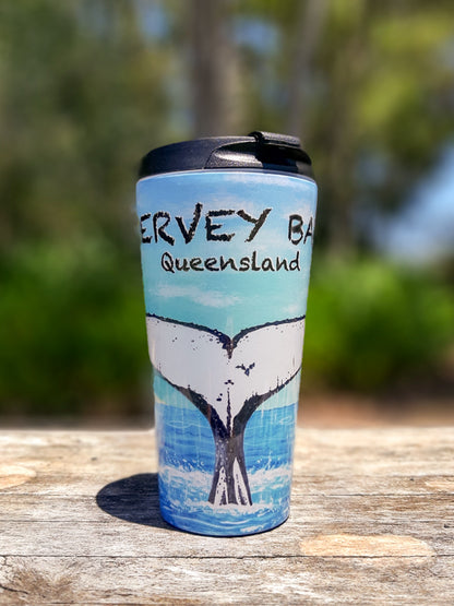 Whale Tail Travel Mug - Stainless Steel