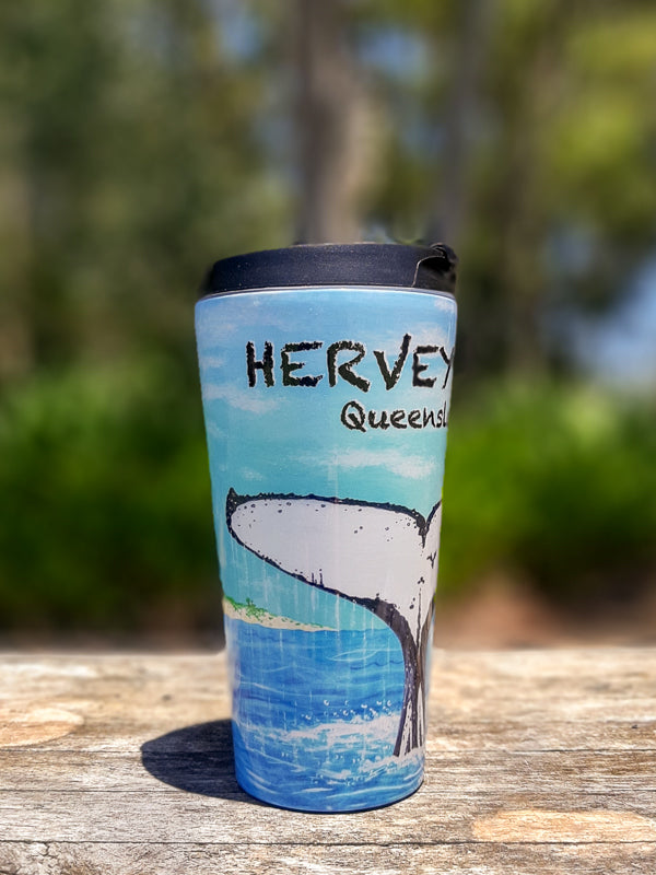 Whale Tail Travel Mug - Stainless Steel