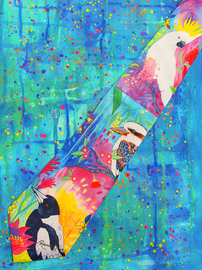 Springtime Birds & Blooms Tie