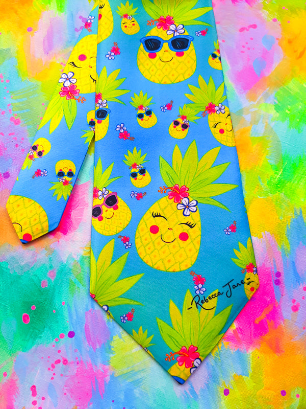 Sweet Pineapples Tie