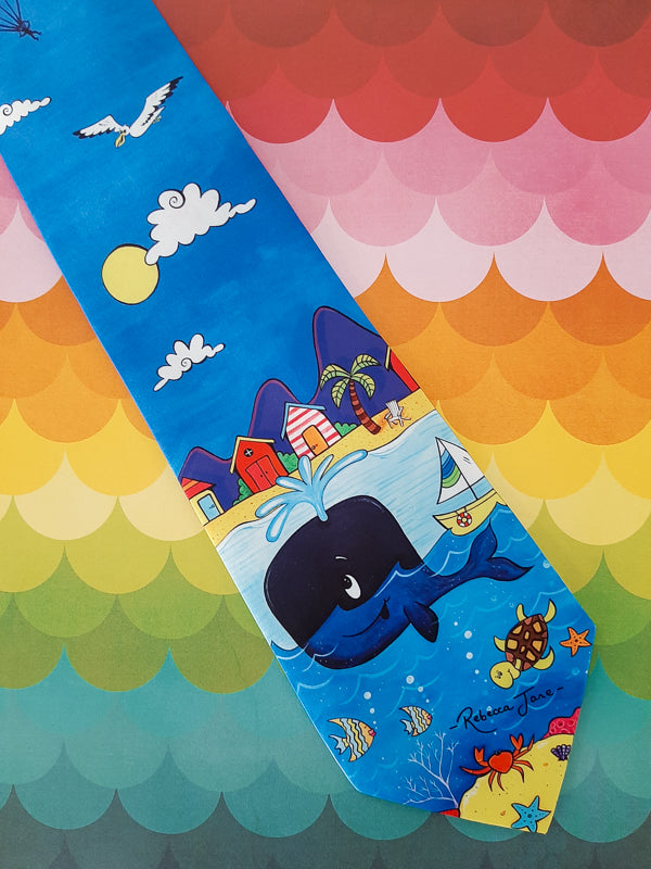 Whale Town Tie