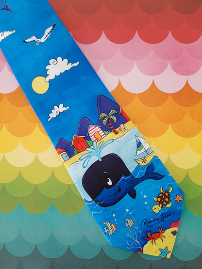 Whale Town Tie