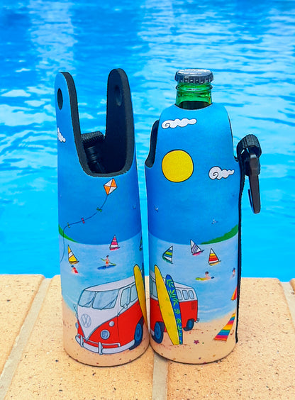 Beach Kombi Water Bottle Cooler