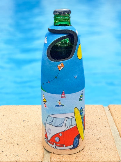Beach Kombi Water Bottle Cooler