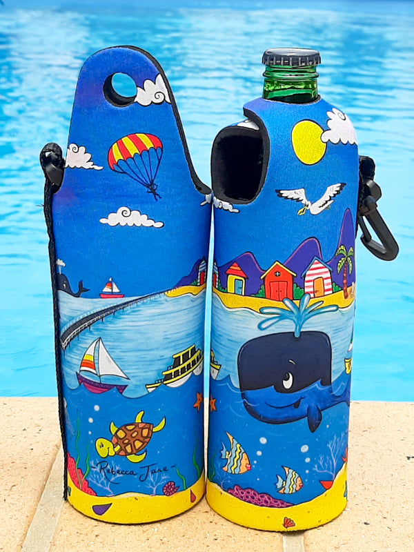 Whale Town Water Bottle Cooler